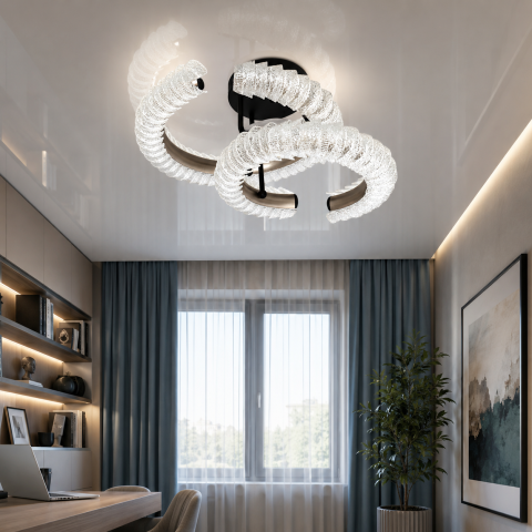 LED люстра Diasha 2509/500+400 з пультом і декоративною підсвіткою LED люстра Diasha 2509/500+400 з пультом і декоративною підсвіткою