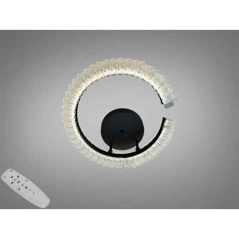 Сучасна LED люстра Diasha 2509/500BK з пультом і димером для вітальні та спальні