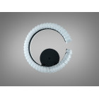 Сучасна LED люстра Diasha 2509/500BK з пультом і димером для вітальні та спальні