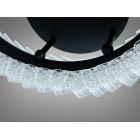 Сучасна LED люстра Diasha 2509/500BK з пультом і димером для вітальні та спальні
