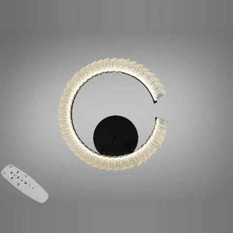 Стельова LED люстра Diasha 2509/500CG напівкільце шампань 50 Вт