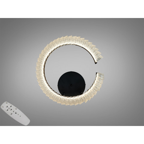 Стельова LED люстра Diasha 2509/500CG напівкільце шампань 50 Вт