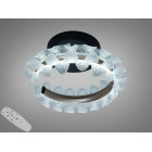 Стельова LED люстра Diasha 2511/400CG графіт 40W з пультом 7 м2
