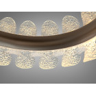 Стельова LED люстра Diasha 2511/400CG графіт 40W з пультом 7 м2