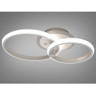 Люстра стельова Diasha 2526/2WH LED 3color біла 2 кільця пульт Люстра стельова Diasha 2526/2WH LED 3color біла 2 кільця пульт