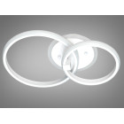 Люстра стельова Diasha 2526/2WH LED 3color біла 2 кільця пульт Люстра стельова Diasha 2526/2WH LED 3color біла 2 кільця пульт