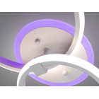 Люстра стельова Diasha 2526/2WH LED 3color біла 2 кільця пульт Люстра стельова Diasha 2526/2WH LED 3color біла 2 кільця пульт