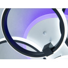 Стельова LED люстра Diasha 2526/4BK LED 3color чорна 80W 4 кільця Стельова LED люстра Diasha 2526/4BK LED 3color чорна 80W 4 кільця