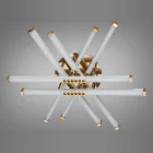 Люстра 2531WH+G dimmer