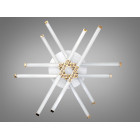 Світлодіодна люстра Diasha 2531WH+WH dimmer для спальні, кухні та вітальні, димер, пульт, 80 W, 67 см, 13-19m2 Світлодіодна люстра Diasha 2531WH+WH dimmer для спальні, кухні та вітальні, димер, пульт, 80 W, 67 см, 13-19m2