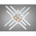Сучасна стельова LED-люстра Diasha 2532WH+WH dimmer біла, 60 Вт, з пультом і димером, 68 см, 6-16m2 Сучасна стельова LED-люстра Diasha 2532WH+WH dimmer біла, 60 Вт, з пультом і димером, 68 см, 6-16m2