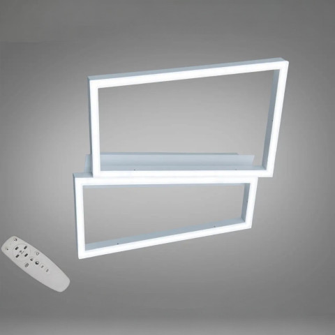 Сучасна LED-люстра Diasha 2552WH dimmer 57W, 3135 lm, 46×41 см з регулюванням світла