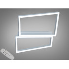 Сучасна LED-люстра Diasha 2552WH dimmer 57W, 3135 lm, 46×41 см з регулюванням світла