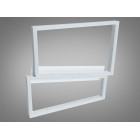 Сучасна LED-люстра Diasha 2552WH dimmer 57W, 3135 lm, 46×41 см з регулюванням світла