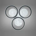 Люстра 2563WH+BK DIMMER