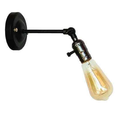 Бра настінне Levistella 752WC3404-1, E27, 60W, чорний метал