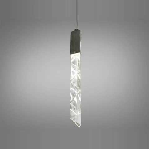 Стельова/підвісна LED-люстра Diasha 3001/1HR, 3 Вт, хром (1 лампа), 4100 K, IP20