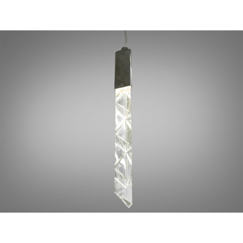 Стельова люстра LED Diasha 3001/1HR, 3W, хром, сучасний стиль для коридору, вітальні, спальні, офісу