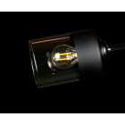 Люстра стельова Splendid Ray LGH60021/6A, E27, 40W, чорний/хром/білий, 70 см, сучасний стиль для дому