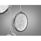 Люстра каскадна LED Diasha 3005/10HR 66W, хром, для холу, коридору, вітальні, спальні, 10 ламп, IP20 Люстра каскадна LED Diasha 3005/10HR 66W, хром, для холу, коридору, вітальні, спальні, 10 ламп, IP20