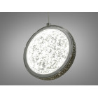Стельова люстра LED Diasha 3005/1HR, 8W, хром, сучасний стиль для коридору, вітальні, кухні, офісу Стельова люстра LED Diasha 3005/1HR, 8W, хром, сучасний стиль для коридору, вітальні, кухні, офісу