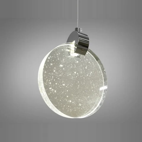 Стельова люстра LED Diasha 3008/1HR, 3W, хром, регульована висота, для коридору та спальні