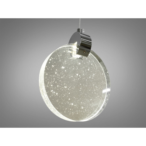 Стельова люстра LED Diasha 3008/1HR, 3W, хром, регульована висота, для коридору, вітальні, спальні