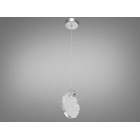 Люстра стельова LED Diasha 3008/1SV, 3W, матовий хром, регульована висота, для коридору та вітальні