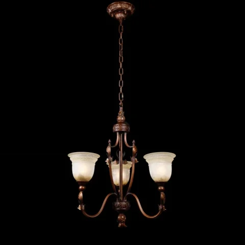 Люстра Splendid Ray L1969CG2/3 з 3 плафонами, E27, бронза (висота 155 см, діаметр 68 см)