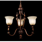 Люстра Splendid Ray L1969CG2/3, 3 лампи, E27, бронза, сучасний стиль, висота 155 см, діаметр 68 см