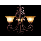 Люстра Splendid Ray L2238CG2/3, 3 лампи, Е27, бронзова, сучасний стиль, висота 60-130 см, діаметр 57 см