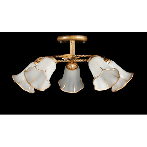 Люстра Splendid Ray L82326/5, E27, 5 ламп, 30 см, бронза, білий, стильна для спальні