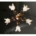 Люстра стельова Splendid Ray L90872B/5, 5 ламп, 28 см, бронза, кава з молоком, сучасний стиль Люстра стельова Splendid Ray L90872B/5, 5 ламп, 28 см, бронза, кава з молоком, сучасний стиль