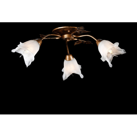 Люстра стельова Splendid Ray L10118/3, E14, бронзова та біла, 3 лампи, 24 см, сучасний стиль для дому
