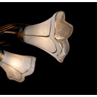 Люстра стельова Splendid Ray L10008/5, 5 ламп, бронза/білий/золото, сучасний стиль, висота 11 см Люстра стельова Splendid Ray L10008/5, 5 ламп, бронза/білий/золото, сучасний стиль, висота 11 см