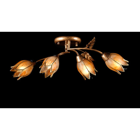 Люстра Splendid Ray L10114/4, 4 лампи E14, бронзова, 22 см, 64 см, сучасний стиль для дому