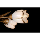 Люстра стельова Splendid Ray L88375/6, 6xE27, коричневий та білий, метал та скло, сучасний стиль Люстра стельова Splendid Ray L88375/6, 6xE27, коричневий та білий, метал та скло, сучасний стиль