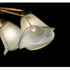 Люстра стельова Splendid Ray L88780/5, E27, 5 ламп, бронза, білий, 50 см, сучасний стиль для дому