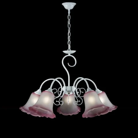 Потолочная люстра Splendid Ray L9700/5, 5 ламп, белый/коричневый/розовый/синий/зелёный, современный стиль