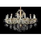 Люстра свічка LED Splendid Ray L05241/16+2P, 18 ламп, E14, біла/золота/коричнева, сучасний стиль для дому