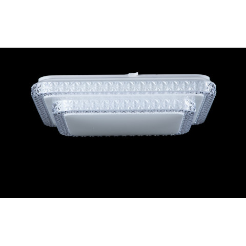 Люстра стельова LED Splendid Ray L8208B/36W*2, 72W, білий, з пультом, сучасний стиль