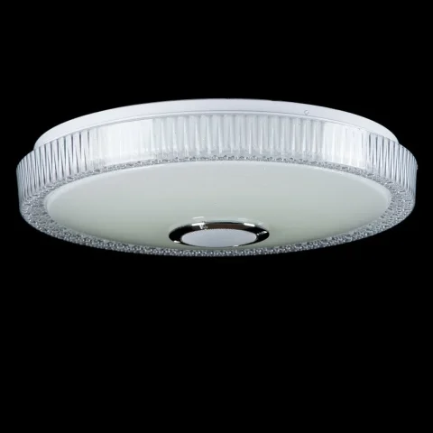 Потолочная люстра LED Splendid Ray LY6121/40W*2, 80W, белый, современный стиль, с пультом, Bluetooth, диаметр 50 см