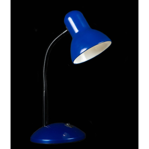 Настільна лампа офісна Splendid Ray NSM-966, E27, 40W, синя, біла, для робочого столу