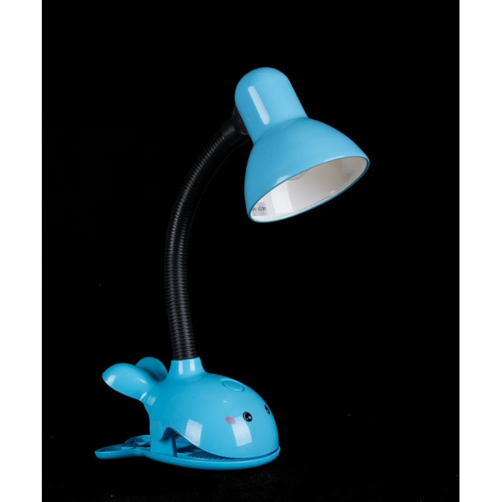 Настільна лампа офісна Splendid Ray NSM-990, E27, 40W, блакитна/чорна, регульована висота, сучасний стиль Настільна лампа офісна Splendid Ray NSM-990, E27, 40W, блакитна/чорна, регульована висота, сучасний стиль