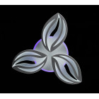 Люстра стельова LED Splendid Ray LK23/3, 80W, білий, регульована яскравість, сучасний стиль Люстра стельова LED Splendid Ray LK23/3, 80W, білий, регульована яскравість, сучасний стиль
