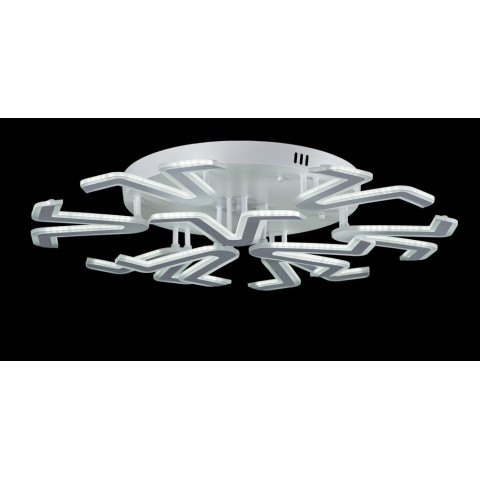 Люстра стельова LED Splendid Ray LK55/9, 360W, білий, сучасний стиль з пультом