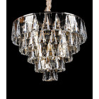 Люстра кришталева Splendid Ray L5885/D600/12 (GD), 12 ламп, E14, золото, шампанське, сучасний стиль Люстра кришталева Splendid Ray L5885/D600/12 (GD), 12 ламп, E14, золото, шампанське, сучасний стиль