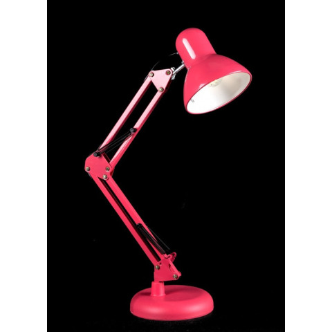 Настільна лампа офісна E27 Splendid Ray NSM-800A (02PINK), 40 Вт, рожева, висота 30-55 см