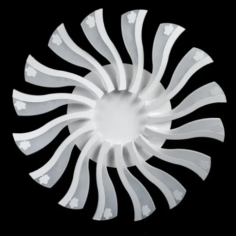 Люстра стельова LED Splendid Ray LK39264/16 SMALL, 96 Вт, біла, 16 ламп, 55 см, сучасний стиль