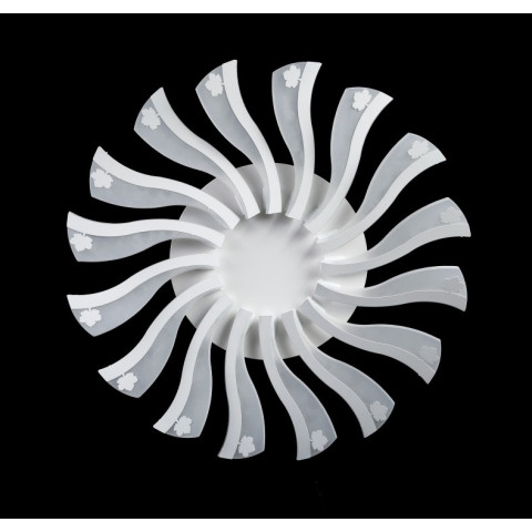 Люстра стельова LED Splendid Ray LK39264/16 SMALL, 96W, білий, 16 ламп, 55 см, сучасний стиль